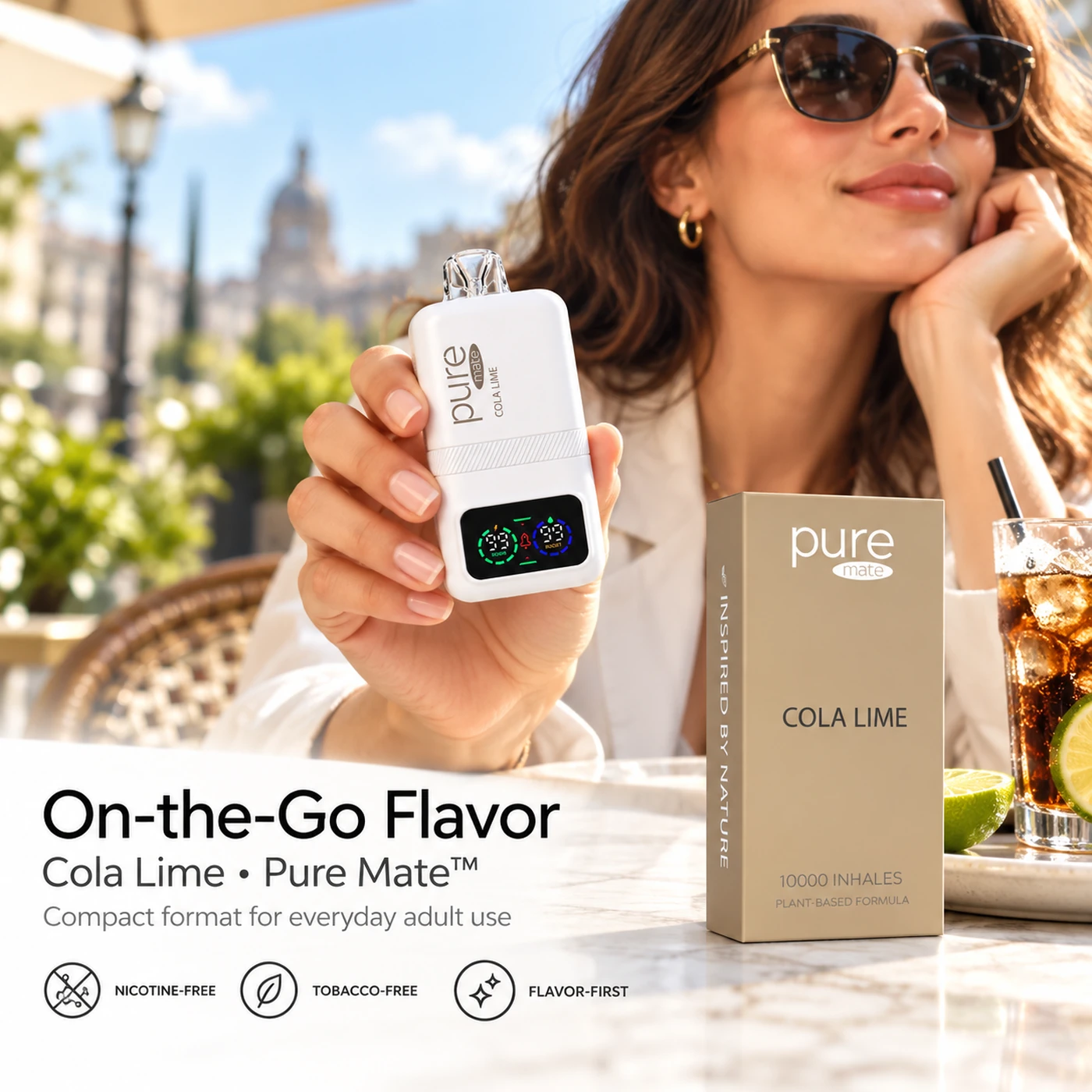 pure-mate-cola-lime-on-the-go-lifestyle-ad